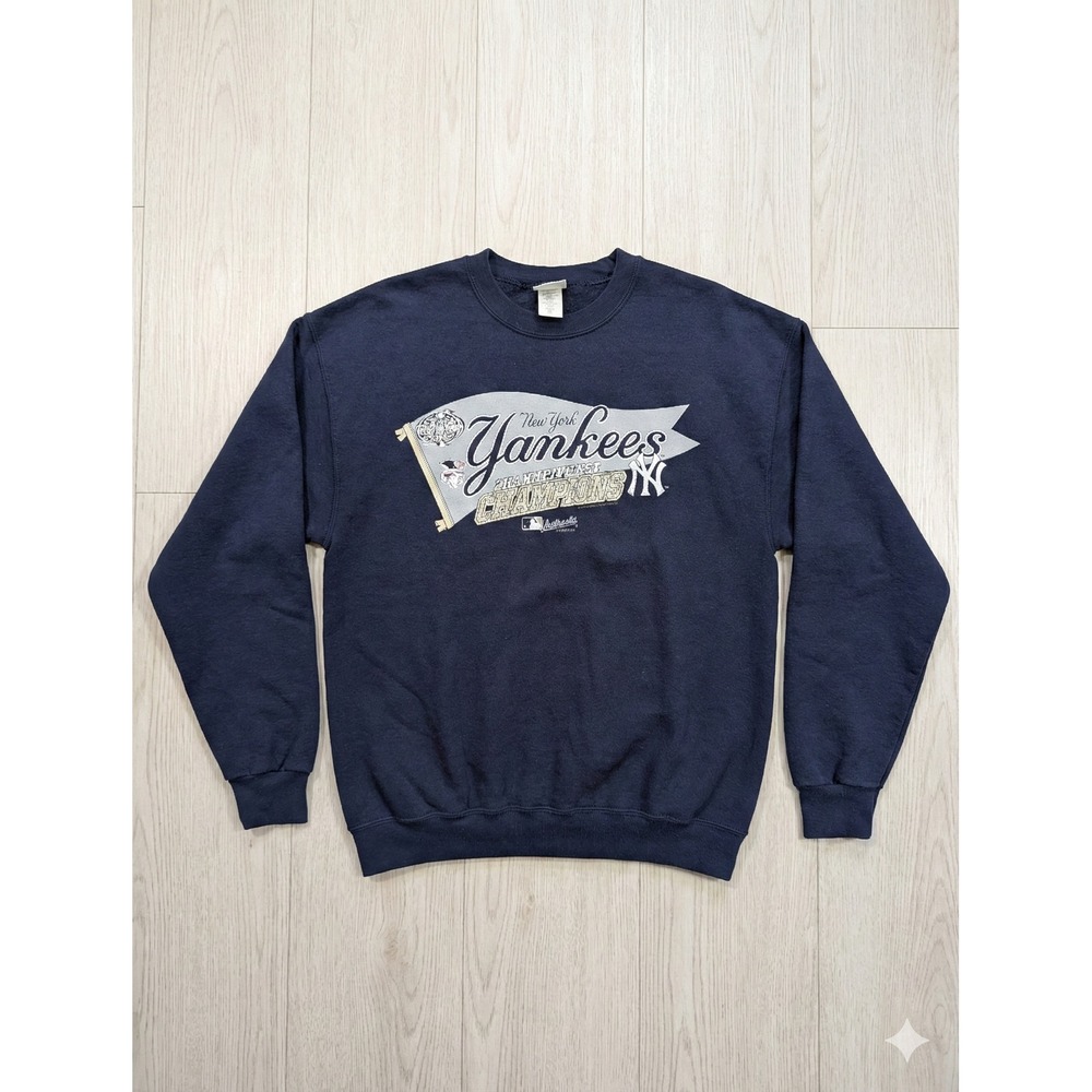 Vintage Lee Y2K 2003 New York Yankees Championship‎ Crewneck Sweatshirt Men's